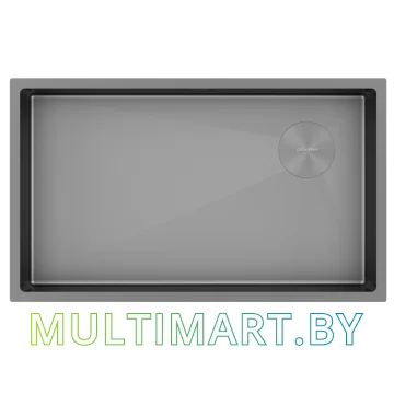 Кухонная мойка Paulmark Next-Skew PM887444-MG (матовый серый)